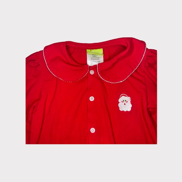 Classic Whimsy Red Holiday Pajamas Top - Picture 2 of 4
